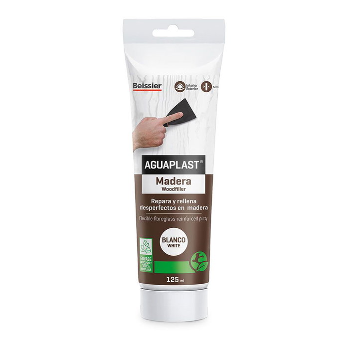 Aguaplast Masilla para madera blanco 125 ml Aguaplast Masilla para madera blanco 125 ml
