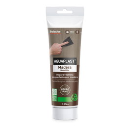 Aguaplast Masilla para madera negro wengue 125 ml