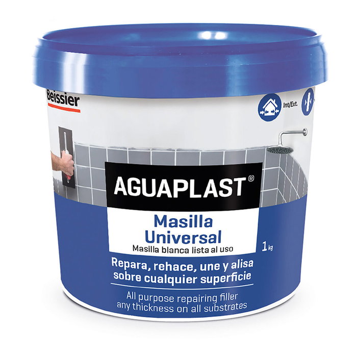 Aguaplast Mastic 70048-003 Universel Blanc 1 kg