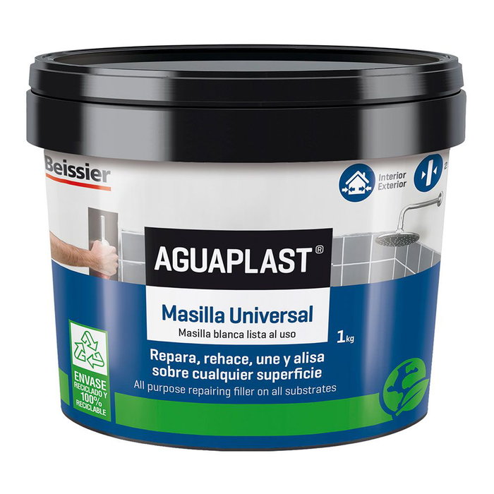 Aguaplast Mastic 70048-003 Universel Blanc 1 kg