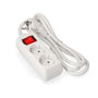 EDM Product Rallonge 2 prises Schuko avec interrupteur EDM 41018 Schuko (3 m)