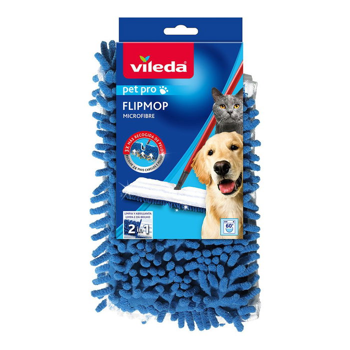 Rechange Pour Serpillière de Nettoyage Vileda Microfibres (45 x 12 cm) Rechange Pour Serpillière de Nettoyage Vileda Microfibres (45 x 12 cm)