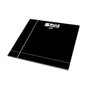 Edm Balance digitale de salle de bain noir verre max 180kg - Modèle Baño
