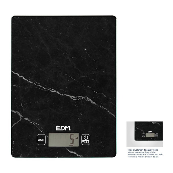 balance de cuisine EDM 07528 Noir 5 kg balance de cuisine EDM 07528 Noir 5 kg