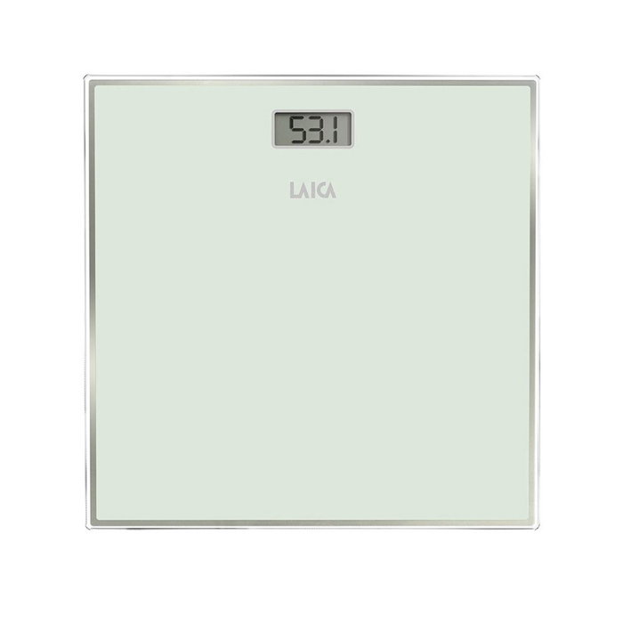 Laica PS1068E Pèse-personne électronique blanc, verre, max 150 kg, 30x30x2 cm