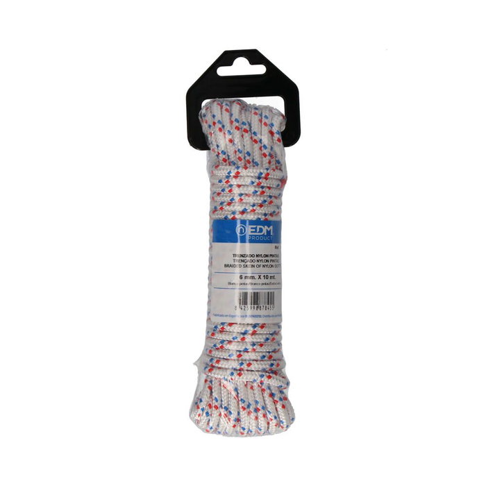 écheveau tressé EDM 87845 Tricolore Nylon 10 m écheveau tressé EDM 87845 Tricolore Nylon 10 m