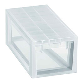Terry Tiroir de rangement multifonction transparent 7 litres 19,6 x 39 x 16 cm