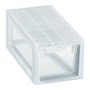 Terry Tiroir de rangement multifonction transparent 7 litres 19,6 x 39 x 16 cm