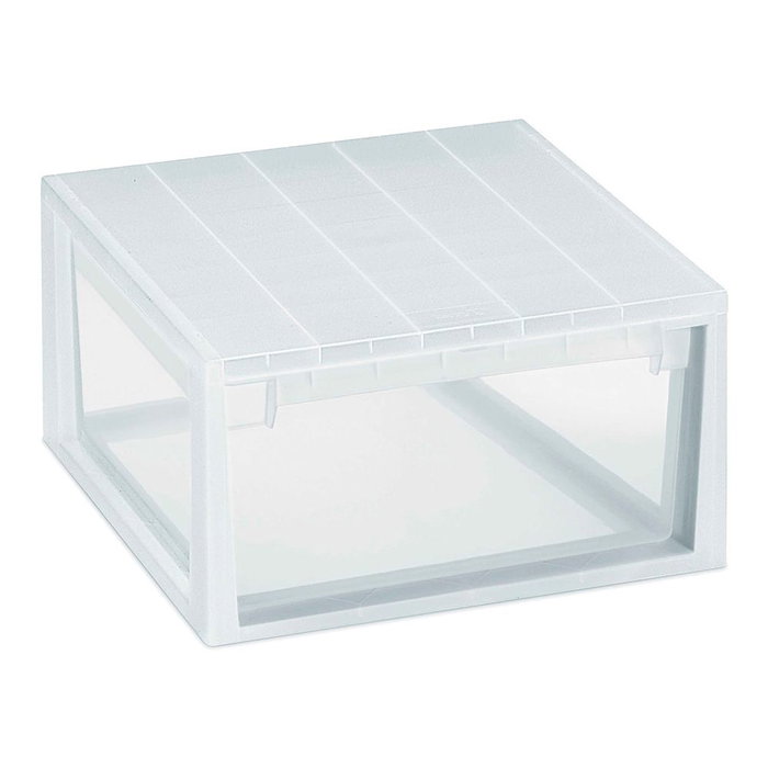 Terry Cajonera multifonction 23L transparente polypropylène 39,6 x 39 x 21,3 cm Terry Cajonera multifonction 23L transparente polypropylène 39,6 x 39 x 21,3 cm