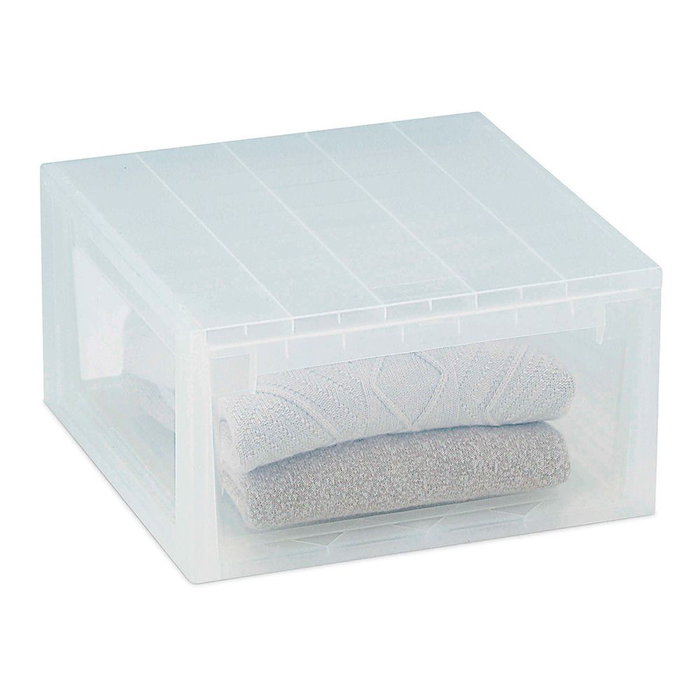Terry Cajonera multifonction 23L transparente polypropylène 39,6 x 39 x 21,3 cm Terry Cajonera multifonction 23L transparente polypropylène 39,6 x 39 x 21,3 cm