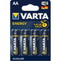 Varta Energy AA 1,5 V - Pack de 4 piles alcalines LR06