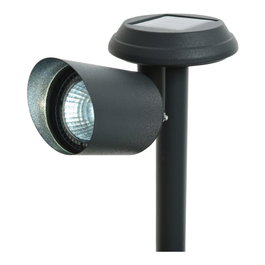 Lumineo Piquet solaire LED 3 lm 6400 K lumière froide 45° IP44 aluminium 17 x 10 x 25,5 cm