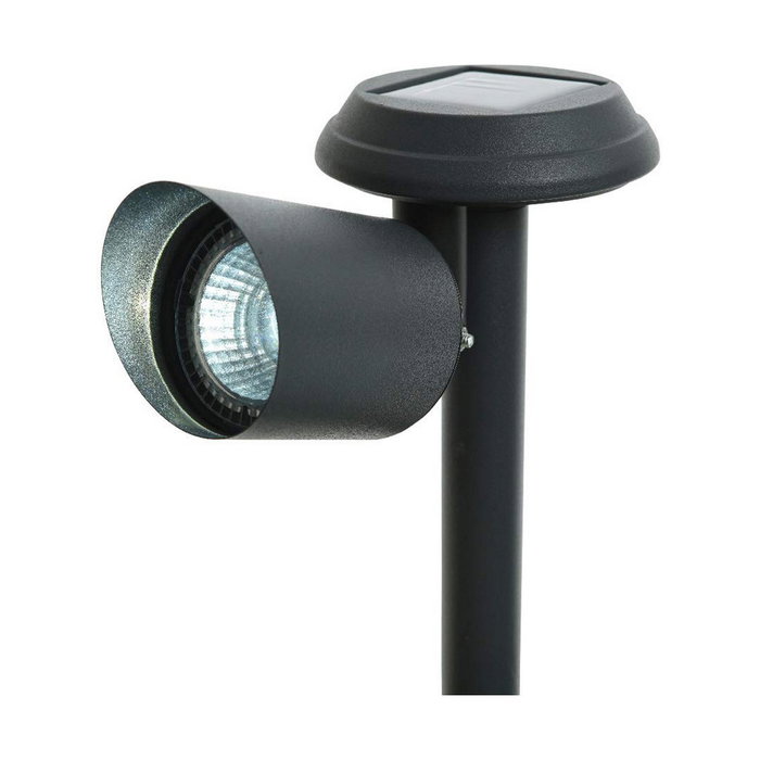 Borne de jardin solaire Lumineo Aluminium Noir LED 3 Lm Borne de jardin solaire Lumineo Aluminium Noir LED 3 Lm