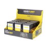Edm Lampe torche LED 200 lm avec base adhésive et aimantée 6500K 4 piles AAA incluses Blanc