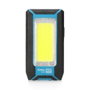 Koma Tools Lampe torche LED professionnelle 10 W 500 lm rechargeable avec crochet + aimant fonction power bank IP44 bleu