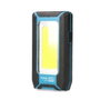 Koma Tools Lampe torche LED professionnelle 10 W 500 lm rechargeable avec crochet + aimant fonction power bank IP44 bleu