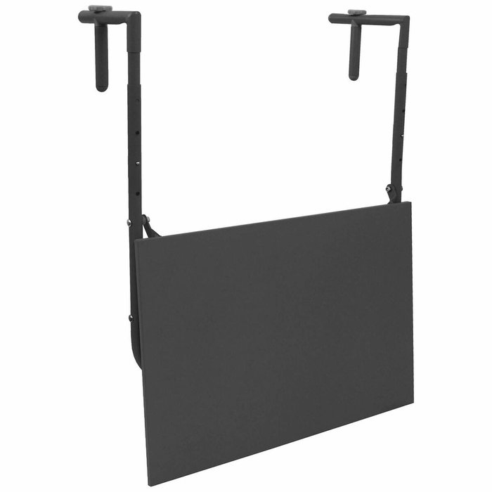 Table pliante pour balcon Ambiance Noir Gris foncé 60 x 43 cm Table pliante pour balcon Ambiance Noir Gris foncé 60 x 43 cm