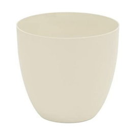 Plastiken Maceta de inyección modèle bol couleur écru Ø32 cm