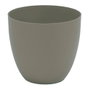 Plastiken Maceta de modèle bol taupé ø26 cm