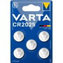 Varta CR2025 3 V - Lot de 5 piles bouton au lithium