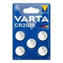 Varta CR2025 Pile bouton lithium 3V 170 mAh Ø 20 x 2,5 mm Blister de 5