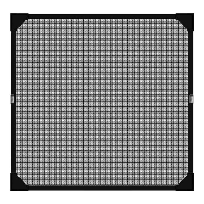 Moustiquaire Schellenberg Magnétique Avec cadre Fibre de Verre Anthracite (100 x 120 cm)