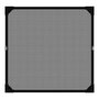 Moustiquaire Schellenberg Magnétique Avec cadre Fibre de Verre Anthracite (100 x 120 cm)