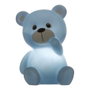 Atmosphera For Kids Veilleuse décorative LED Ourson couleurs assorties avec piles incluses 9,2x9,5x14 cm