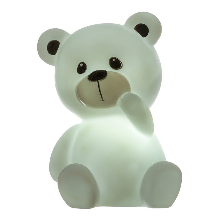 Atmosphera For Kids Veilleuse décorative LED Ourson couleurs assorties avec piles incluses 9,2x9,5x14 cm Atmosphera For Kids Veilleuse décorative LED Ourson couleurs assorties avec piles incluses 9,2x9,5x14 cm