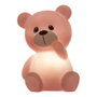 Atmosphera For Kids Veilleuse décorative LED Ourson couleurs assorties avec piles incluses 9,2x9,5x14 cm