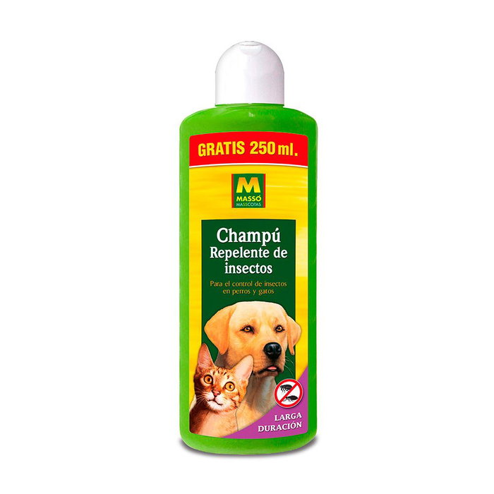 Shampoing pour animaux de compagnie Massó Contrôle des puces (1 L) Shampoing pour animaux de compagnie Massó Contrôle des puces (1 L)