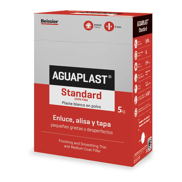 Aguaplast Plâtre en poudre 70002-007 Standard Blanc