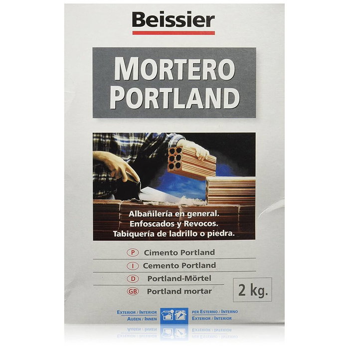 Beissier Mortier de construction 70303-001 Portland Gris 2 Kg