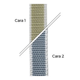 Cambesa Bande pour persienne réversible gris / beige 22 mm x 6 m