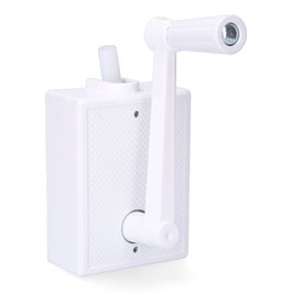 Cambesa Torno extérieur pour persienne 50 kg blanc avec manivelle 115 x 85 x 42 mm