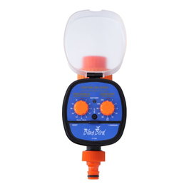 Blue Bird Altadex Programateur d'arrosage analogique avec connexion 3/4", anti-UV, noir, programmation jusqu'à 72h