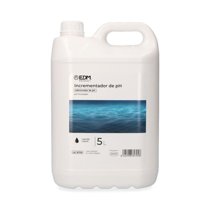 Correcteur de PH EDM 81705 5 L Liquide Incrémenteur Correcteur de PH EDM 81705 5 L Liquide Incrémenteur