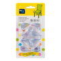 Inofix 5001 Protecteur de coins PVC flexible adhésif transparent 20 x 34 x 25 mm 8 pièces blister