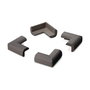 Inofix Protecteur de coins modèle 5002, Marron, 4 unités