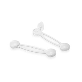 Inofix 5100 Verrou de sécurité multiusage blanc 250 x 110 x 15 mm 2 pièces blister