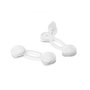 Inofix 5101 Verrou de sécurité multiusage court blanc adhésif 36 x 107 x 13 mm 2 pièces blister