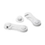 Inofix Fermeture de sécurité modèle 5105, Blanc, 2 unités
