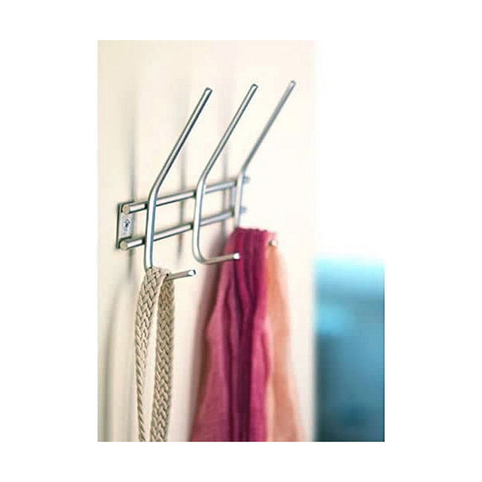Portemanteau Inofix Acier inoxydable Chrome 150 x 220 x 68 mm Noir Portemanteau Inofix Acier inoxydable Chrome 150 x 220 x 68 mm Noir