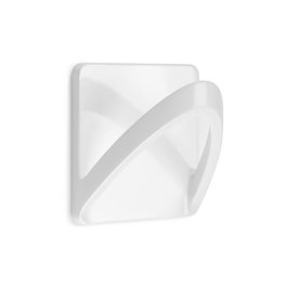 Inofix Colgador cinta blanc résistant à l'eau 65x65x45 mm avec adhésif PVC