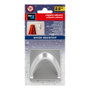 Inofix Colgador Cinta Chromé Adhésif 65x65x45 mm Etanche Salle de Bain PVC