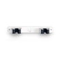 Inofix Colgador Double pour Balais 3033-2-000, Blanc, Métal, 32 x 230 x 46 mm, avec Vis