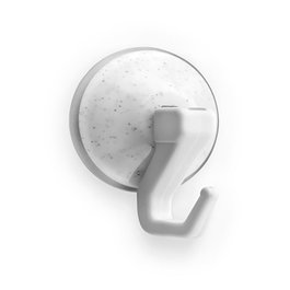 Inofix 1208-2-000 Crochet articulé à ventouse Ø42mm blanc avec blister 2 unités