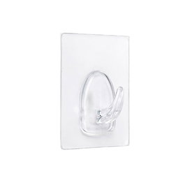 Inofix Colgador adhésif réutilisable Stick & Go 60x47mm Transparent Micro ventouses 1290-0-000