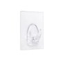 Inofix Colgador adhésif réutilisable Stick & Go 60x47mm Transparent Micro ventouses 1290-0-000
