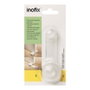 Inofix Tope de porte pivotant adhésif PVC transparent 27 x 40 x 108 mm Blister